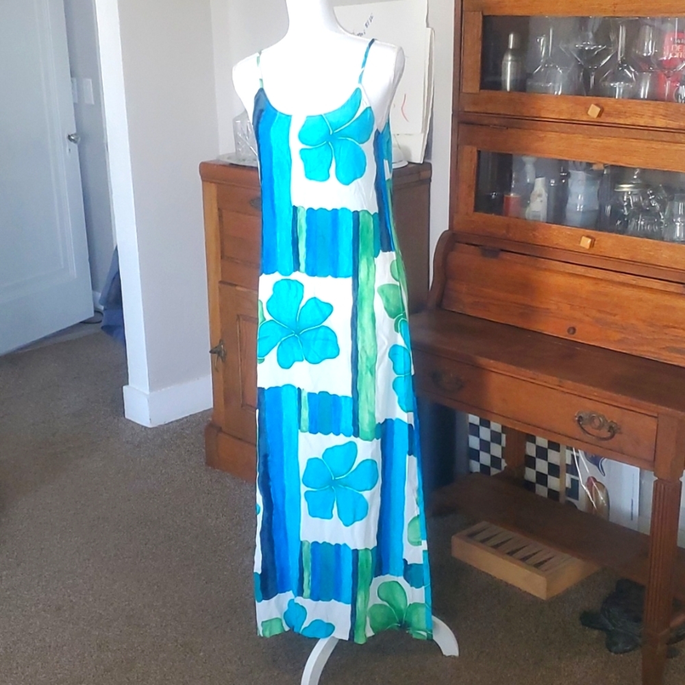Beautiful floral print slip dress